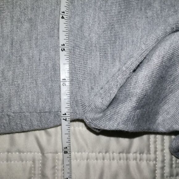 ZARA KNIT Grey Lightweight Open Front Casual Cardigan Size Medium - Picture 11 of 12